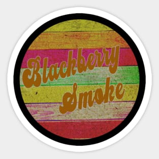 vintage blackberry smoke band Sticker